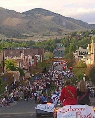 Golden High School Homecoming parade