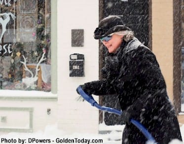 Snowy Day in Golden Colorado