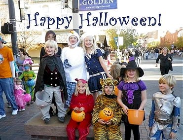 Trick or Treat in Downtown Golden Colorado