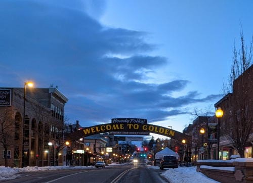 Dawn on Washington Avenue, February 2021