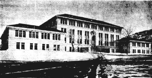 Berthoud Hall with both wings, 1940