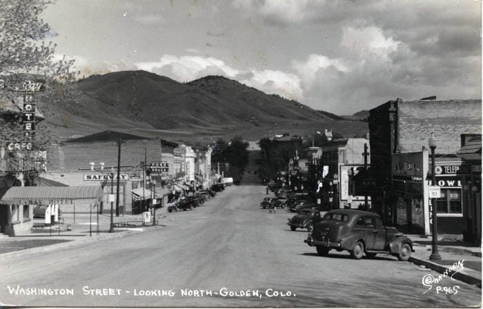 Downtown Golden 1940s