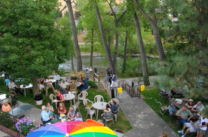 DAR Triangle Park, between the Visitors Center and Clear Creek