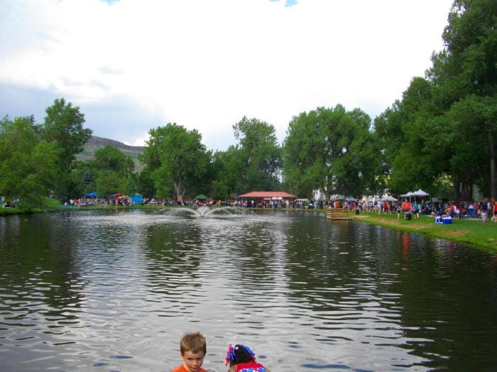 The Lions Park pond