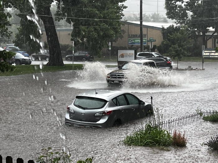 flooding in the 8th & 9th Street Historic District