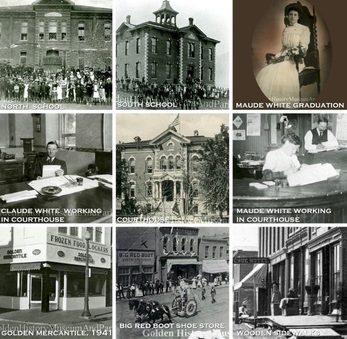 Scenes  from Maud Eddy White's life - Golden History Museum Collection - enlarge