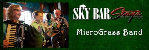 MicroGrass Band performing at the Buffalo Rose