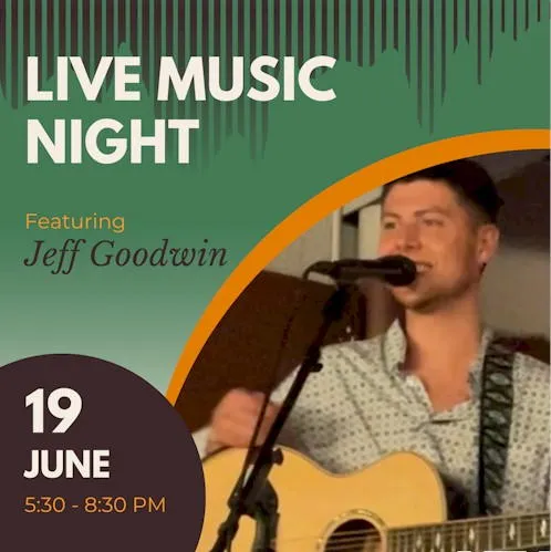 Live Music at Morris and Mae, 5:30-8:30PM Jeff Goodwin