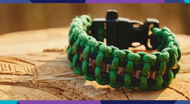 hand-woven bracelet