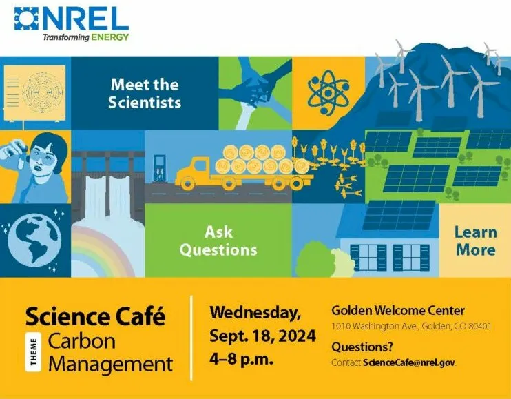 Science Cafe on Carbon Management at the Golden Welcome Center