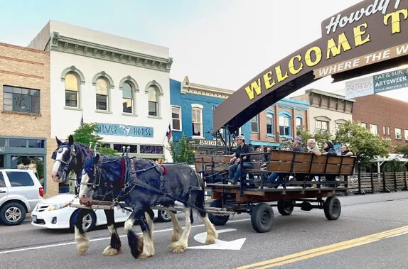 Wagon Rides, Coffee Klatch, City Council, and a Community United to Help One of Their Own