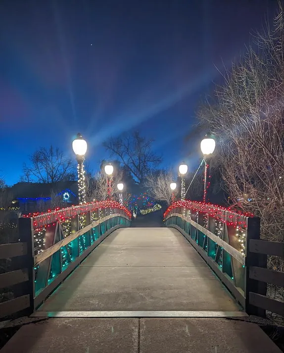 Holiday Lights and a Stone Stable