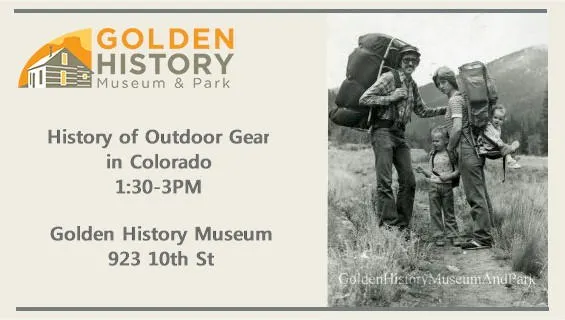 1:30-3PM History of Outdoor Gear in Colorado
