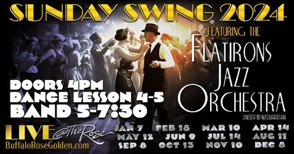 Sunday Swing at the Buffalo Rose featuring the Flatirons Jazz Orchestra