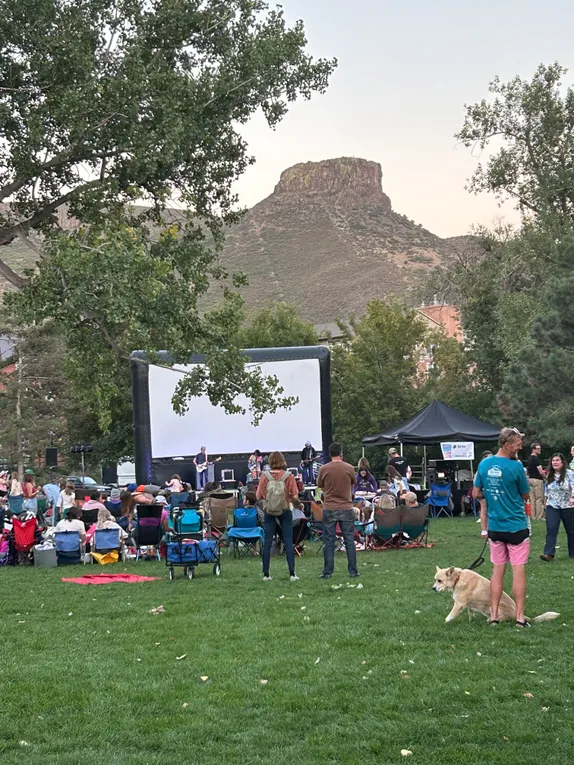 Last Night's Final Movies and Music in the Park