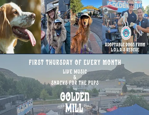 5-8PM Furst Thursday Yappy Hour @ The Golden Mill