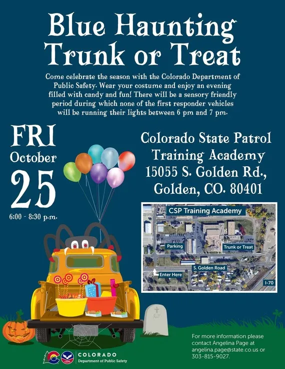 6-8:30PM Blue Haunting - Trunk or Treat