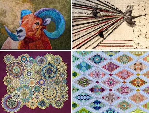 6-8PM Opening Reception: English Paper Piecing and WILD! SAQA Regional Exhibition