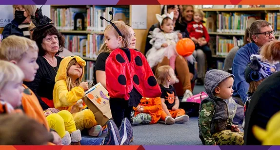 10:15-10:45AM Super Secret Spooky Halloween Pop-Up Story Time Treat @ Golden Library