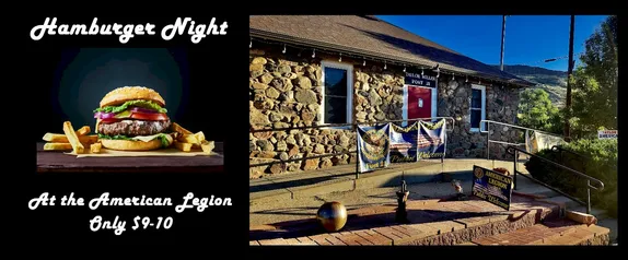 5PM Hamburger Night @ the American Legion