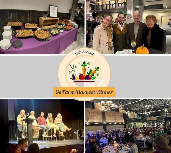 6-9PM 10th Annual Harvest Dinner (GoFarm) @ Buffalo Rose