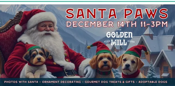 11AM-3PM Santa Paws @ Golden Mill