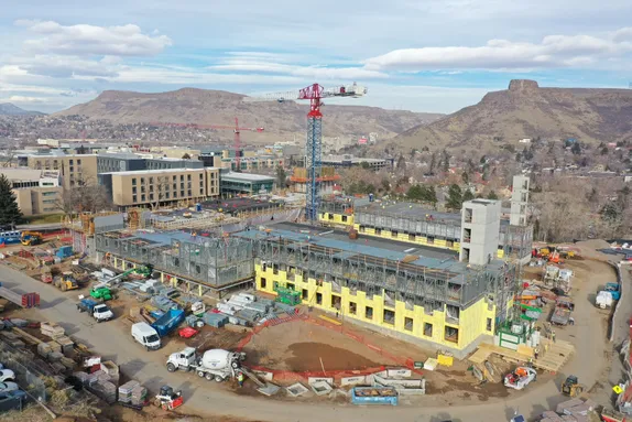 Rapid Progress on the Residence Hall