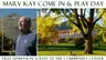 Portrait of the late Marv Kay and picture of the Golden Community Center